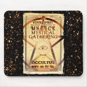 Magick Mystical Gathering Magic Fortune Teller Eye Mouse Pad