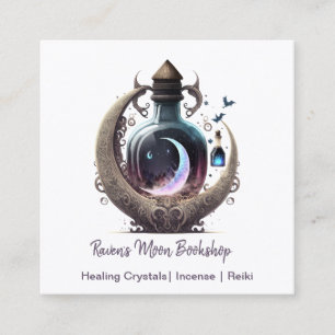 Magick Potion Bottle Square Business Card