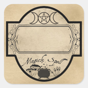 MAGICK SPELL LABEL
