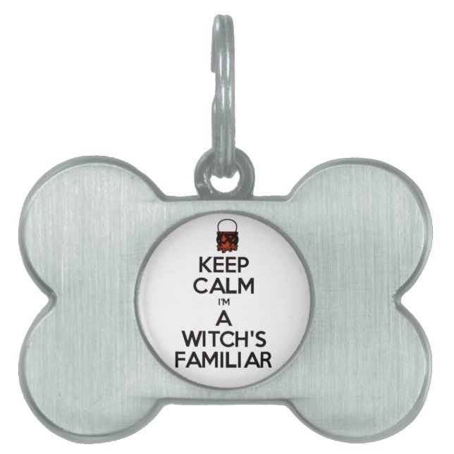 Magick - Witch's Familiar Pet Name Tag (Front)