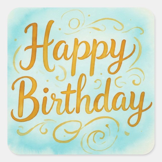 MagickalBirthdays  Square Sticker (Front)