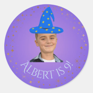  Magische Tovernaar Foto Traktatie Sticker