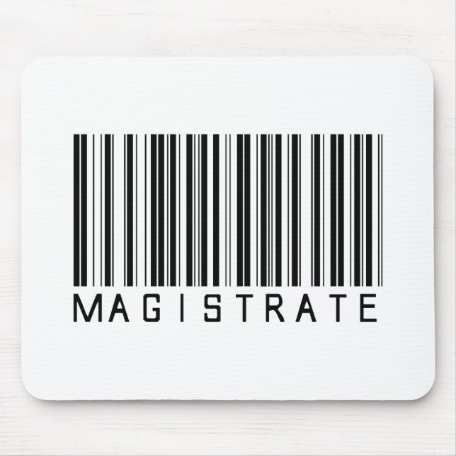 Magistrate Bar Code Mouse Pad (Front)