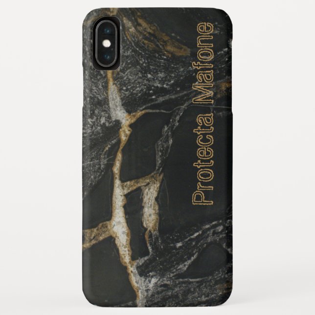 Magma Gold - "granite-look" Phone Case (Back)