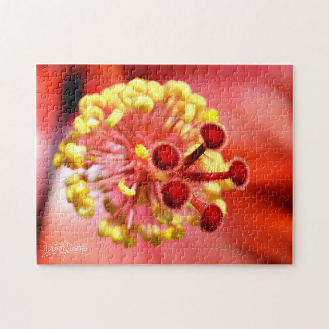 Magma Hibiscus Stigma Jigsaw Puzzle (Horizontal)