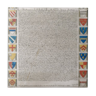 Magna Carta #2 Ceramic Tile