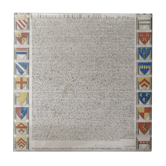 Magna Carta #2 Ceramic Tile (Front)