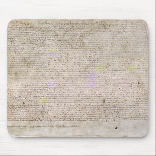Magna Carta Exemplification Of 1215 Cotton MS Mouse Pad