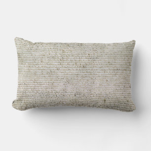 Magna Carta the Charter of Liberties 1215 Lumbar Cushion