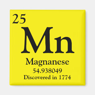 Magnanese Periodic Table Magnet