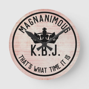 Magnanimous KBJ Commemorative Wall Clock