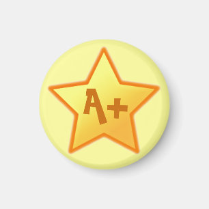 Magnet: A+ Star Motivational Magnet