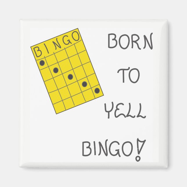 Magnet about Bingo (Front)