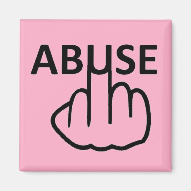 Magnet Abuse Is Awful (Front)