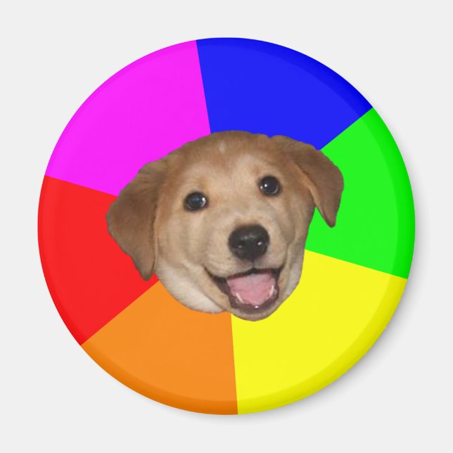 Magnet Advice Dog Meme (Front)