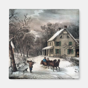 Magnet - American Homestead Winter
