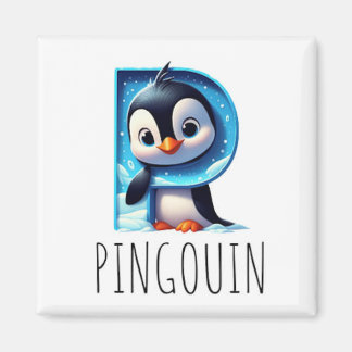 Magnet Animals Rigolos Letter P