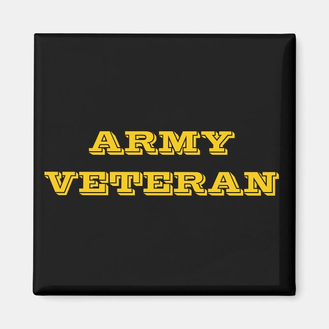 Magnet Army Veteran (Front)