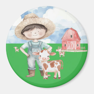 Magnet Bauernhofjunge