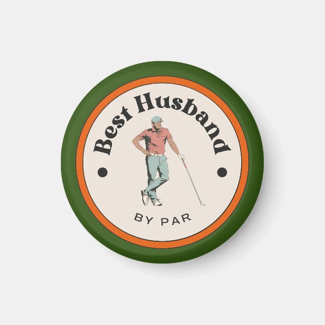 Magnet - Best Husband by Par - Golfer (Front)
