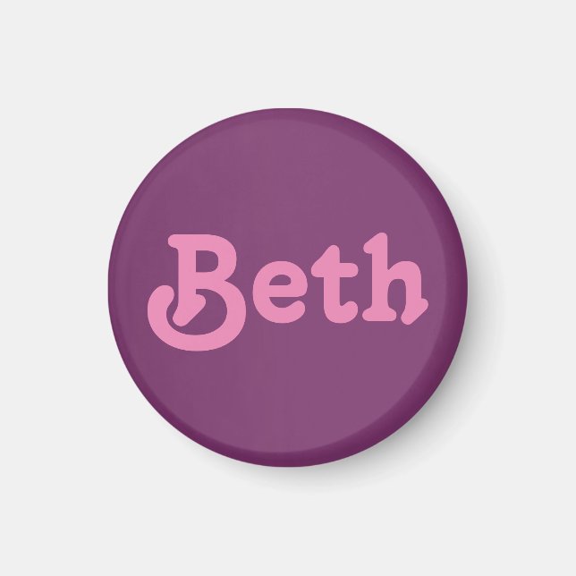 Magnet Beth (Front)