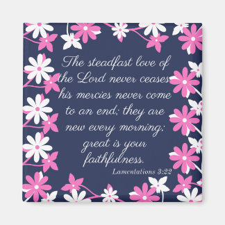 Magnet - Bibel verse Lamentations 3:22