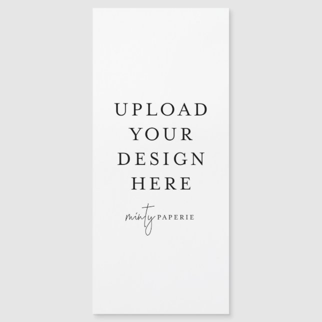 Magnet Card 4" x 9" Portrait (Front)