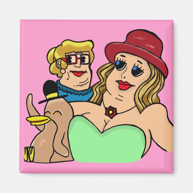 magnet "cartoon art" (Front)