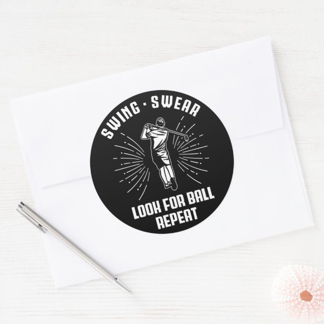 Magnet Classic Round Sticker (Envelope)