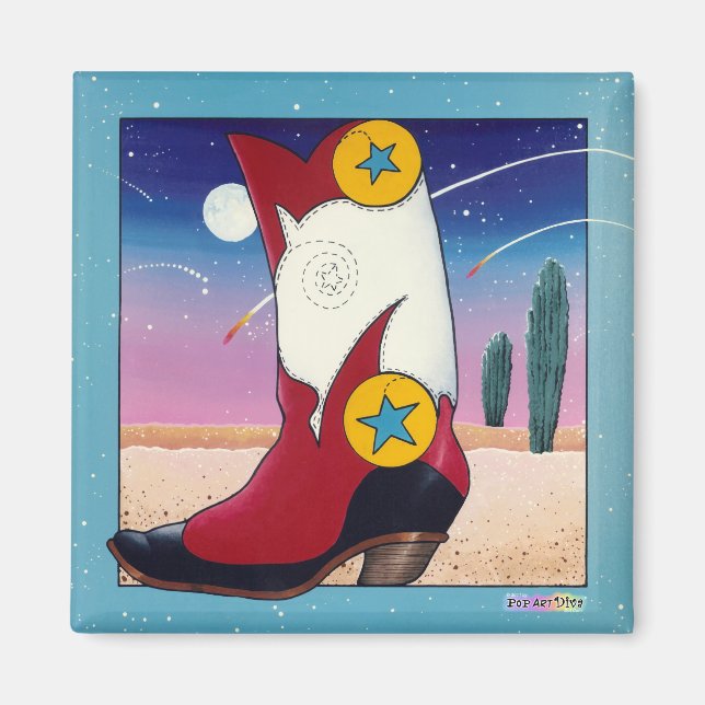 Magnet - Cowboy Boots, All Dressed Up (Front)