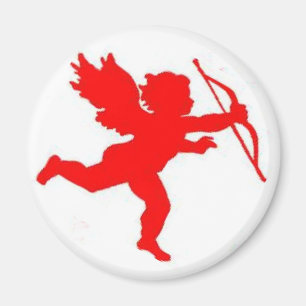 Magnet Cupid Red Plain