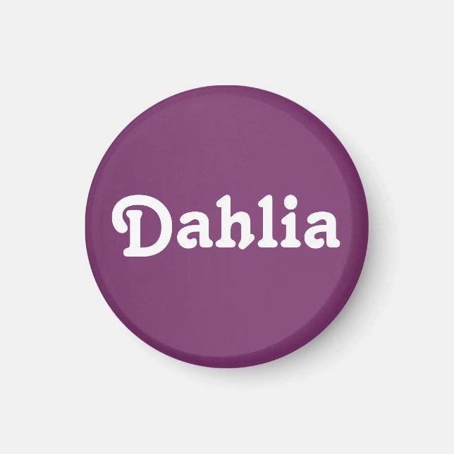Magnet Dahlia (Front)