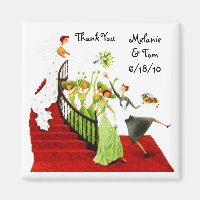 Magnet - Deco Wedding Gift Keepsake Bridesmaids TY