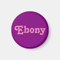 Magnet Ebony