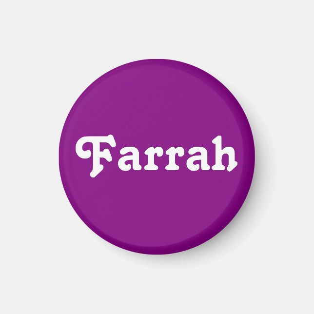 Magnet Farrah (Front)
