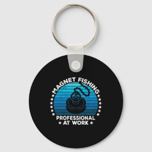 Magnet Fishing Treasure Hunters Dirt Fisher Metal Key Ring