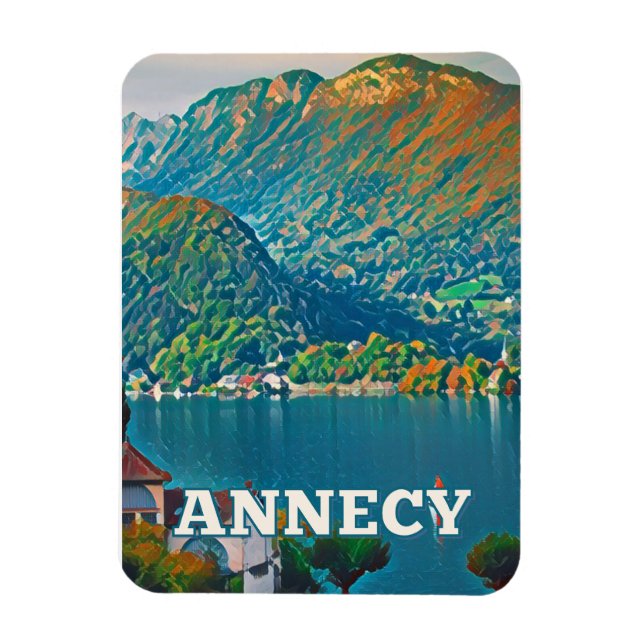 Magnet Flexible Annecy Photo Vintage  (Vertical)