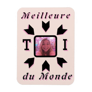 Magnet Flexible Photo Customizable "Best T