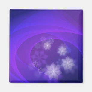 Magnet Flower Shapes On Folding Indigo