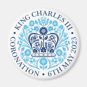 Magnet for 2023 Coronation - Blue