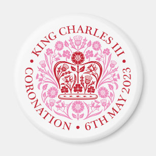 Magnet for 2023 Coronation - Red