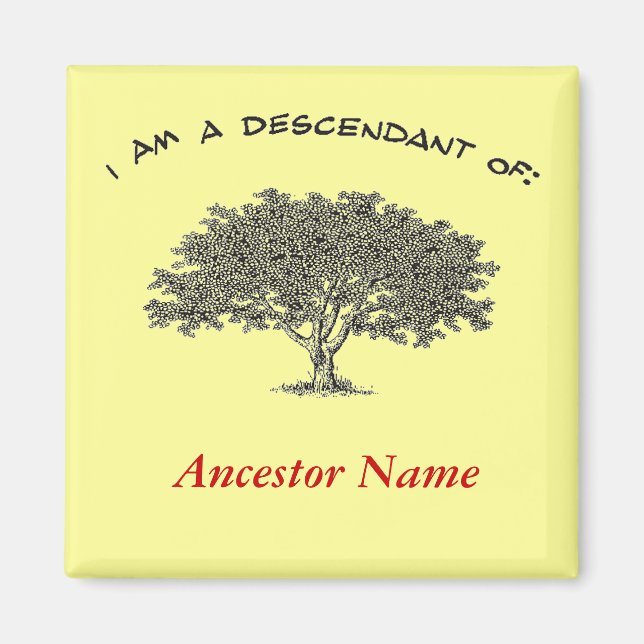 Magnet - Genealogy Tree (Front)