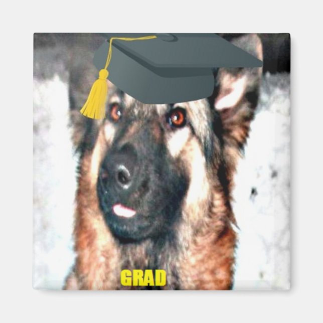 Magnet German Shepherd Grad (Front)