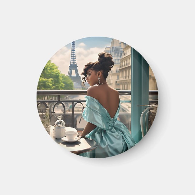 Magnet | Girl In Paris (Front)