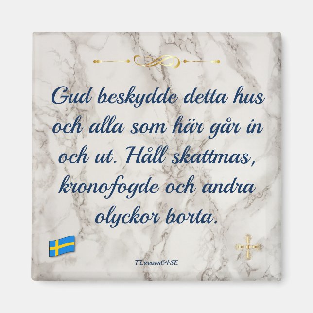 Magnet — God protected (Front)