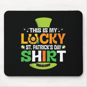 Magnet Gold Coins Irish Shamrocks This Is My St Pa Mouse Pad