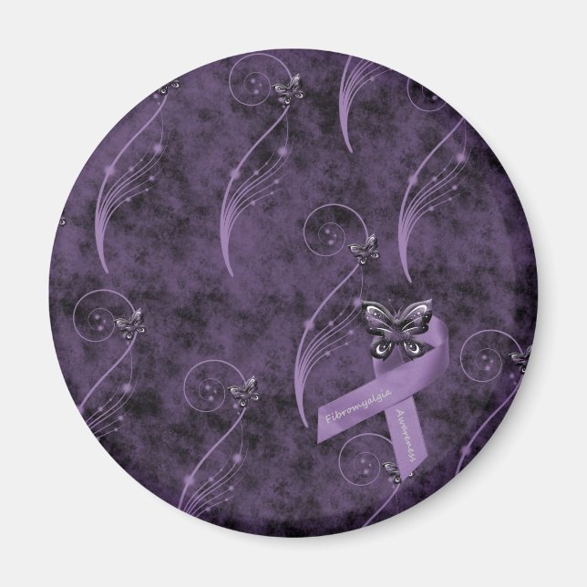 Magnet-Graphic Fibromyalgia Magnet (Front)