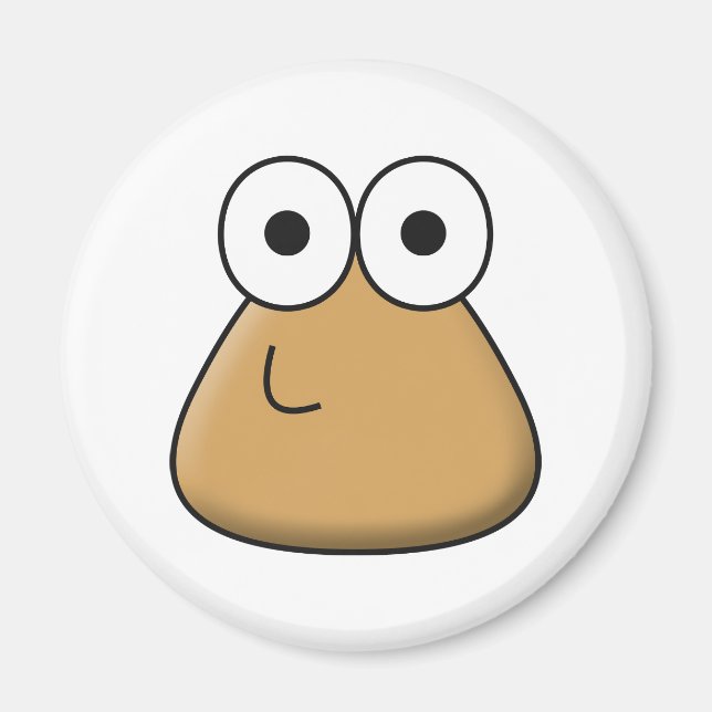 Magnet - Happy Baby Pou (Front)