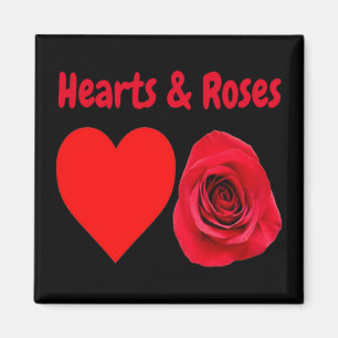 Magnet Hearts & Roses