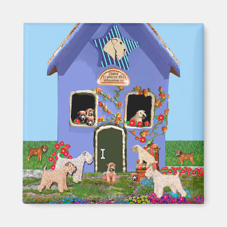 Magnet: "Home is Where the Wheaten Is" Magnet